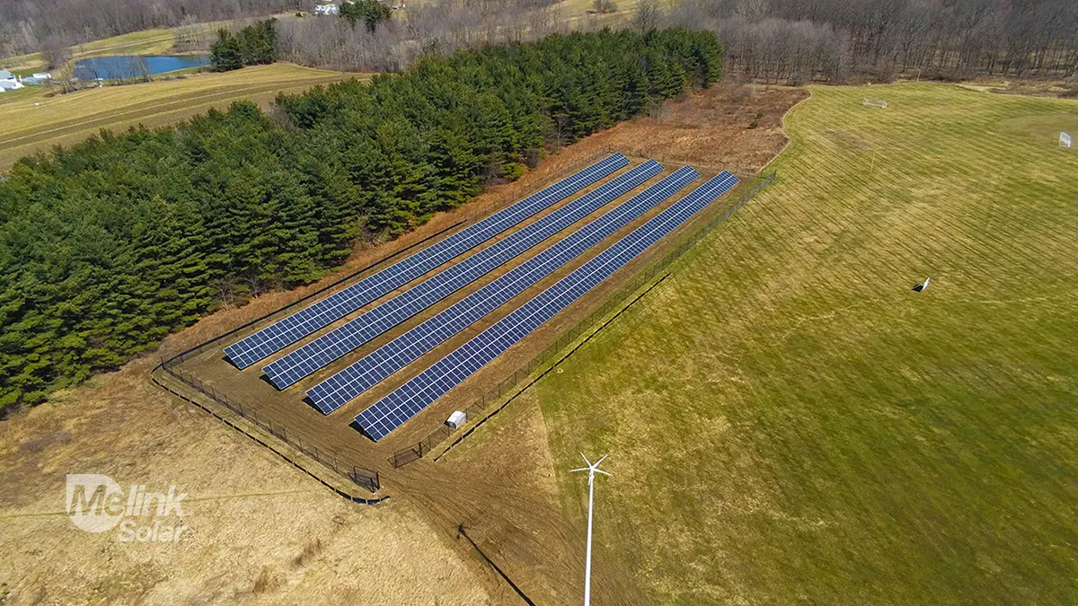 Solar installation at Kent State – Geauga Campus
